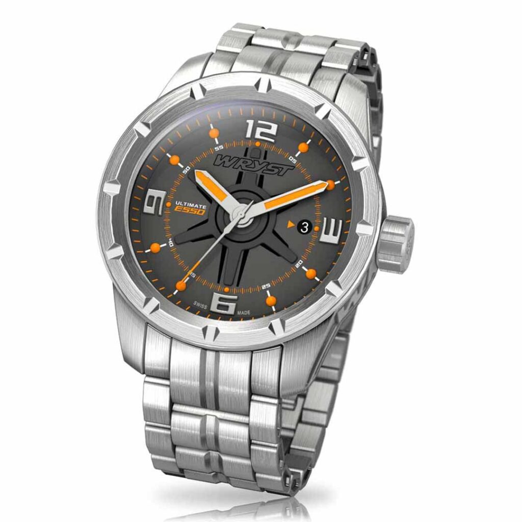 Metal steel men's watch metal bracelet