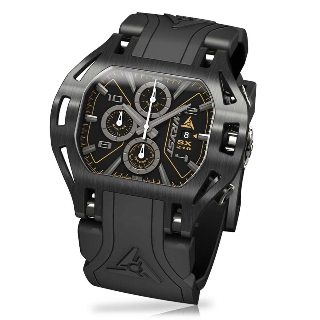 All black Watch Chronograph