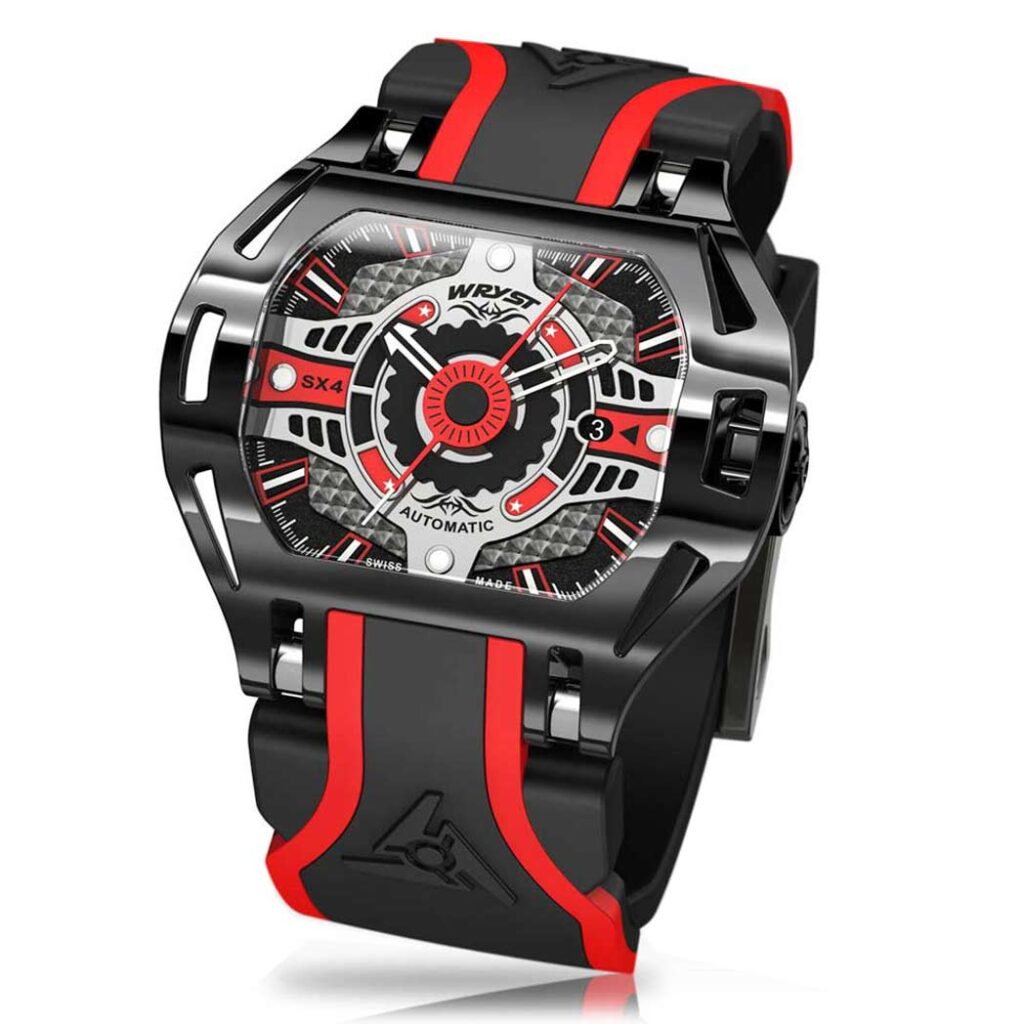 Black Carbon Fiber Automatic Watch